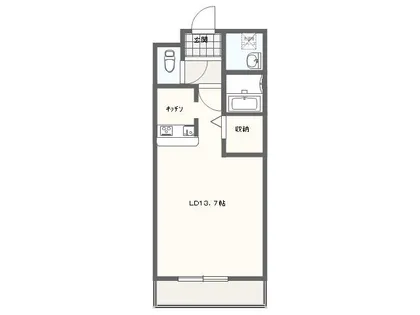 スリーディーガーデン本山【3階】の間取り