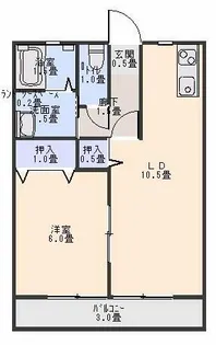 パルティータ【1階】の間取り