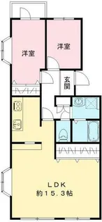 第六サンハイツ大森【4階】の間取り