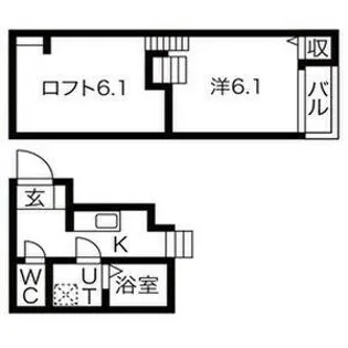 LUNA FORZA神宮西【1階】の間取り
