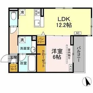 セイグレイス【3階】の間取り