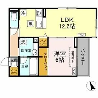 セイグレイス【1階】の間取り