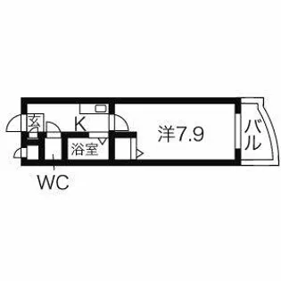 パックス荒畑【4-C号室】の間取り