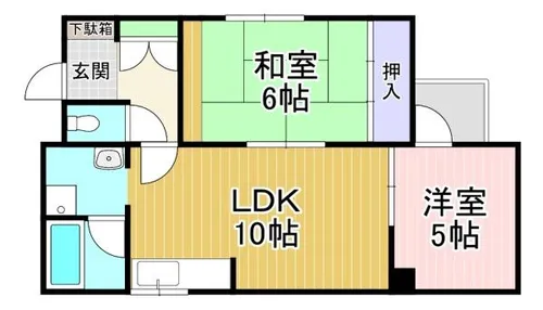 メゾンドール四条大宮 801号【8階】の間取り