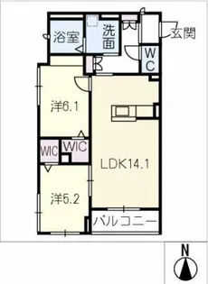 Belle Square【2階】の間取り