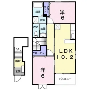 セレーノ カーサ【203号室】の間取り