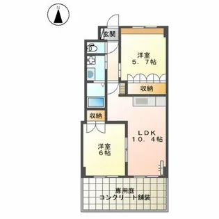 さくら館【1階】の間取り