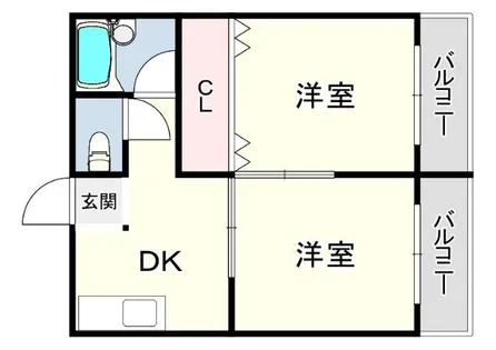 ファミネス芦屋【1階】の間取り