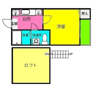 HKRRコーポ馬出【202号室】の間取り