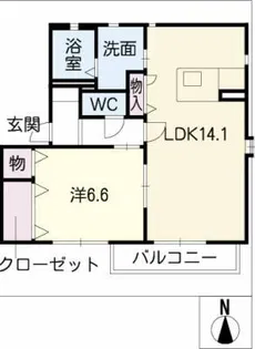 Ohana Harmony【1階】の間取り