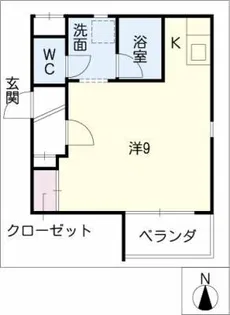 レジデンスカサブランカ【2階】の間取り