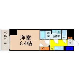 エスリード大曽根プレシャス【7階】の間取り