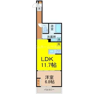 グランテラス今池【3階】の間取り