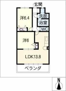 Scena EST【2階】の間取り