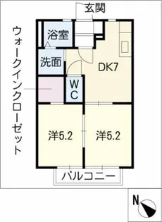ファミールT【1階】の間取り