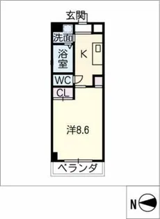 イースタンヒルズ本郷駅前【5階】の間取り