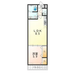 フジパレス堺梅北【3階】の間取り