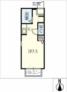 第3コーポ若園【2階】の間取り