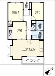 レジデンスKOBAYASHI【3階】の間取り