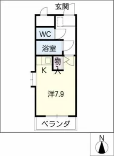 ラ・プチメール【3階】の間取り