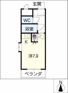 ラ・プチメール【3階】の間取り