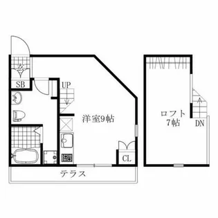 LE COCON本星崎町Ⅱ【103号室】の間取り
