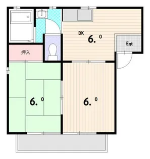 山本ハイツ【2階】の間取り