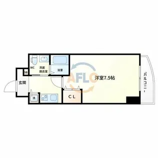 PARK HILLS 都島 Noble【4階】の間取り