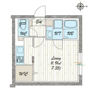 quador noie 池下【4階】の間取り