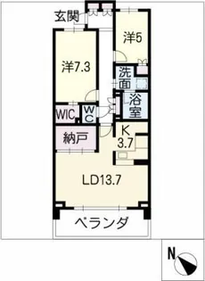 プライムメゾン富士見台【2階】の間取り