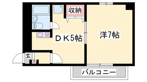 クリエーションタツノ3【401号室】の間取り