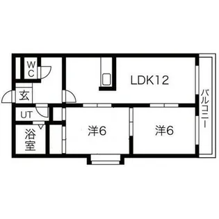 山田コーポ【2階】の間取り