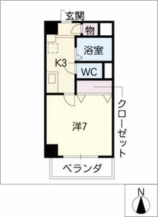パティオいずみ【4階】の間取り