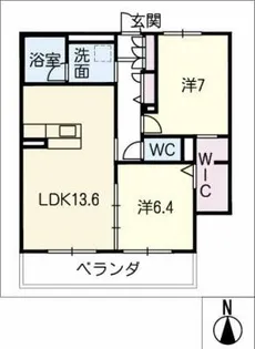アーバン ビレッジ【2階】の間取り