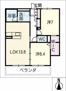 アーバン ビレッジ【2階】の間取り
