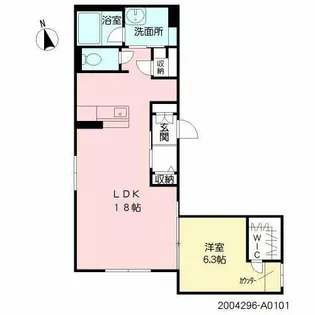 ShaMaison Luna【1階】の間取り