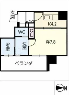さくらHILLS NAGOYA WEST【4階】の間取り