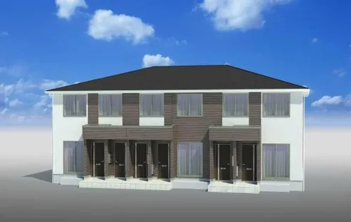 小信中島字東鵯平78番地 新築アパート【2階】の外観