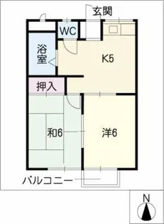 サンシャイン藤【2階】の間取り