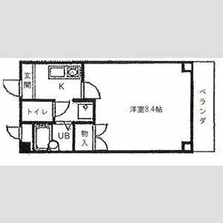 クレセント元八事【1階】の間取り