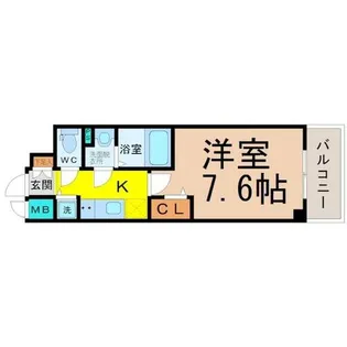 プレサンス丸の内雅殿【2階】の間取り