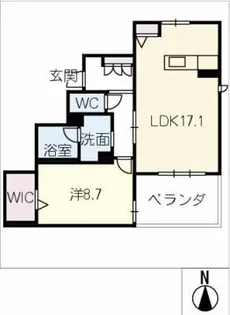 フェリシア【1階】の間取り