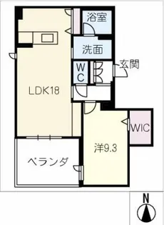 フェリシア【1階】の間取り