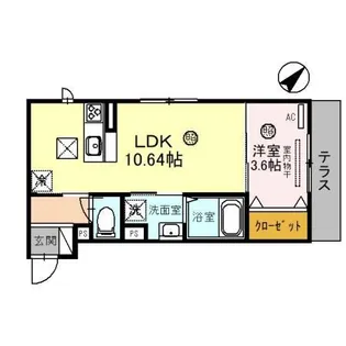 グラン エスターテ 守山市伊勢町【1階】の間取り