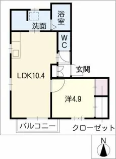 Maison de arles【1階】の間取り
