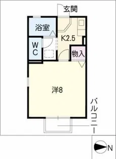 グレースハイム【2階】の間取り