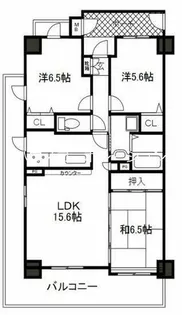 コスモ武庫川公園【8階】の間取り