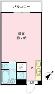プレジール有瀬【3階】の間取り