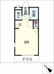 アーバン駅西【1階】の間取り
