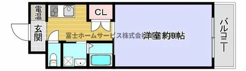 イセハイツ【403号室】の間取り